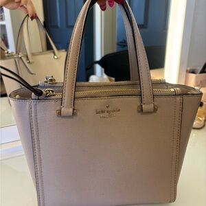 Kate Spade Beige Leather Tote Bag